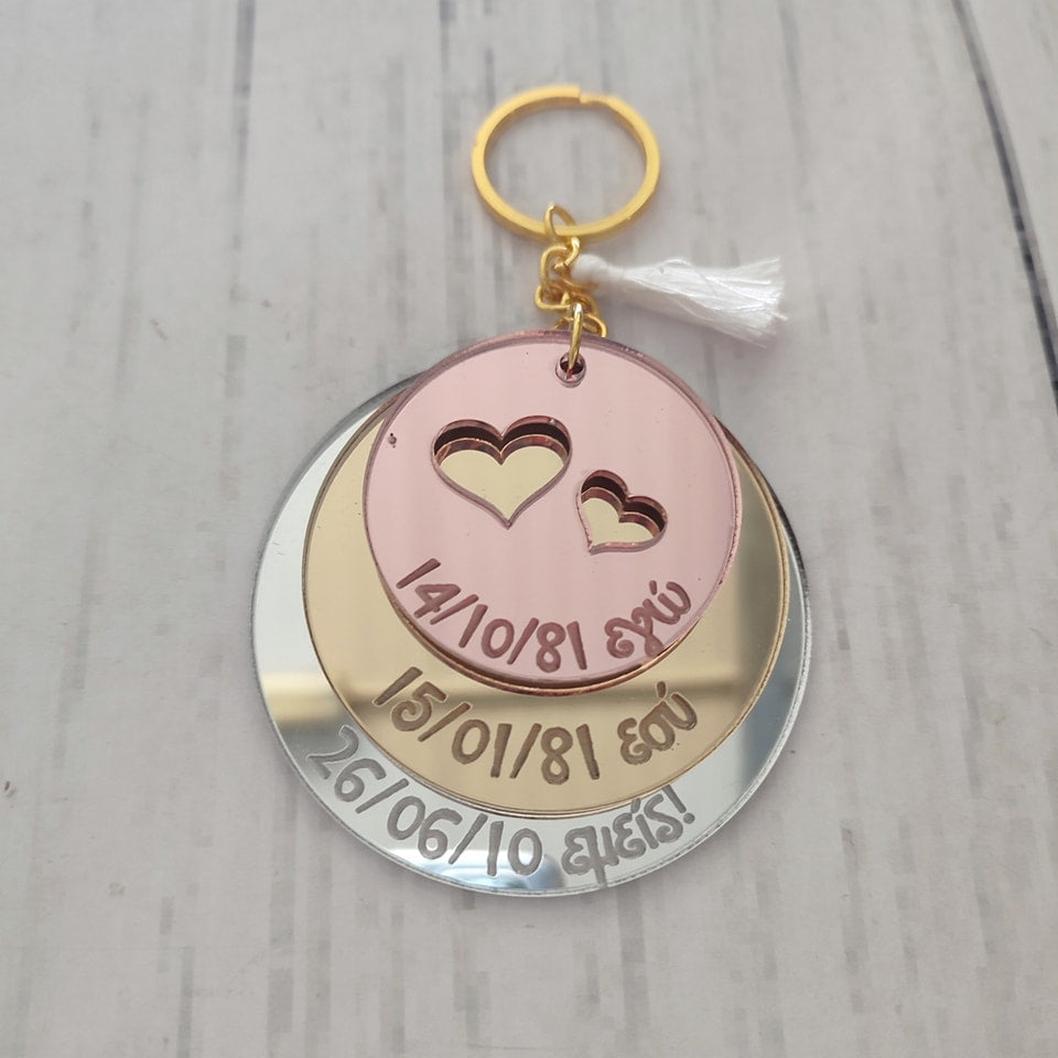 plexiglass μπρελοκ