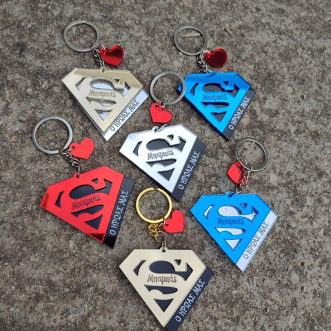 plexiglass μπρελοκ super hero